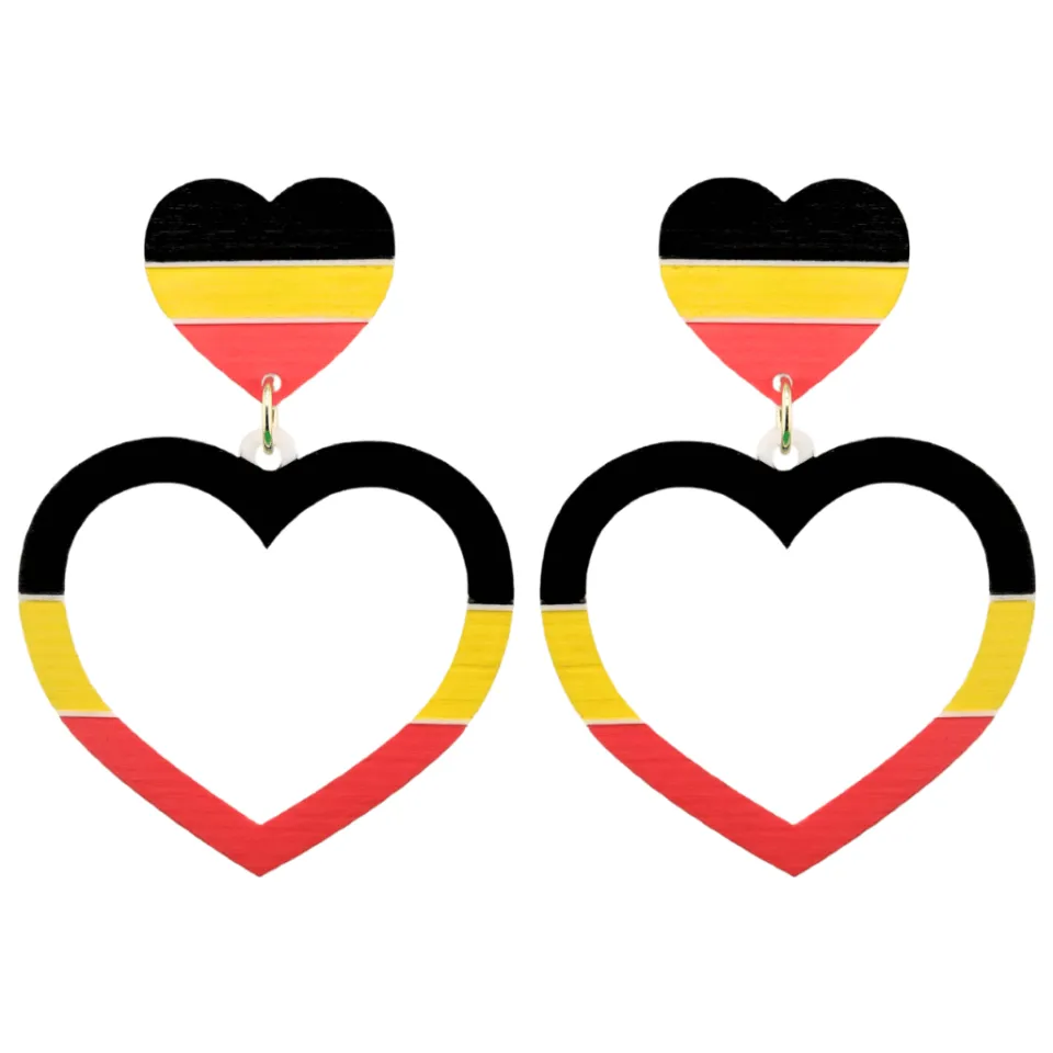 haus_of_dizzy_aboriginal__0.webp Earrings^Haus Of Dizzy Aboriginal Flag Barbie Hearts