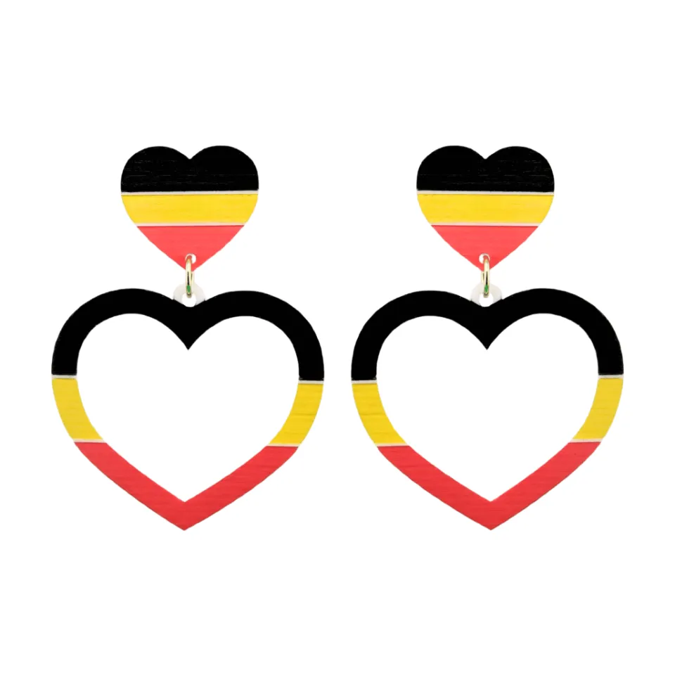 haus_of_dizzy_aboriginal__2.webp Earrings^Haus Of Dizzy Aboriginal Flag Barbie Hearts