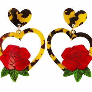Earrings^Haus Of Dizzy 'Amy' Heart Earrings