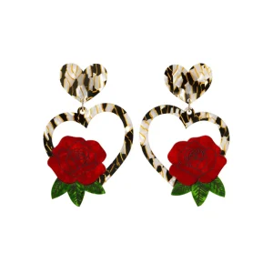 Earrings^Haus Of Dizzy 'Amy' Heart Earrings