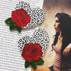 Pins/Patches^Haus Of Dizzy 'Amy' Leopard Heart Pin
