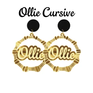 Bamboo Hoops | Earrings^Haus Of Dizzy 'Aunty' Bamboo Hoops
