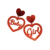 Earrings^Haus Of Dizzy 'Baby Girl' Heart Earrings