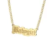 Necklaces^Haus Of Dizzy 'Babygirl' Plate Necklace