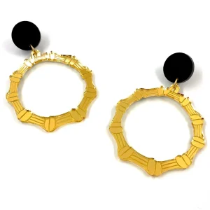Bamboo Hoops | Earrings^Haus Of Dizzy Bamboo Hoops