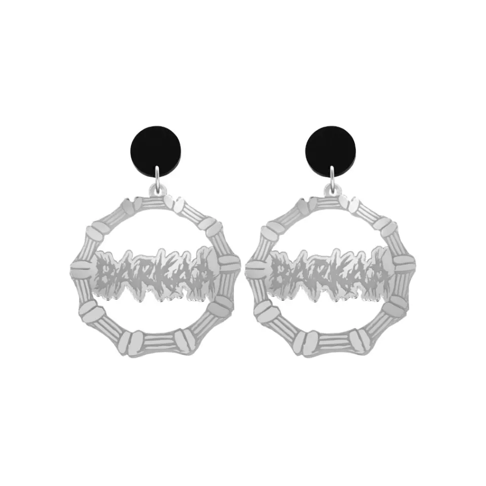 haus_of_dizzy_barkaa_bamb_4.webp Earrings | Bamboo Hoops^Haus Of Dizzy 'BARKAA' BAMBOO HOOPS