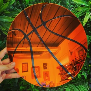Wall Art^Haus Of Dizzy Basketball Mirror Wall Art