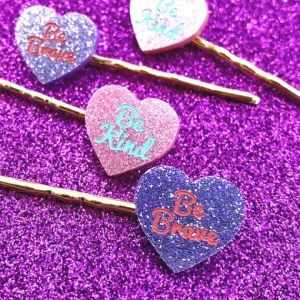 Hair Accessories^Haus Of Dizzy 'Be Brave and Be Kind' Hair Pins