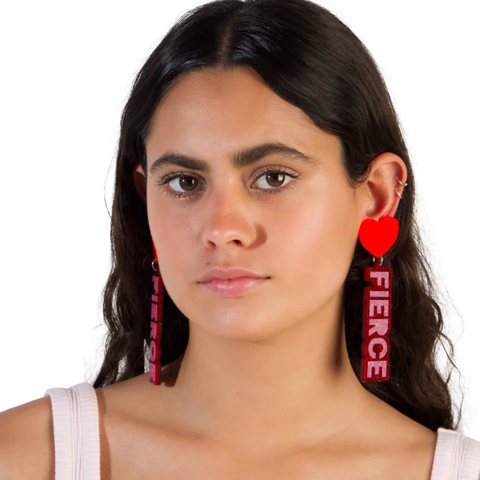 haus_of_dizzy_be_fierce_s_2.webp Stacked Earrings | Earrings^Haus Of Dizzy 'Be Fierce!!' Stacked Earrings