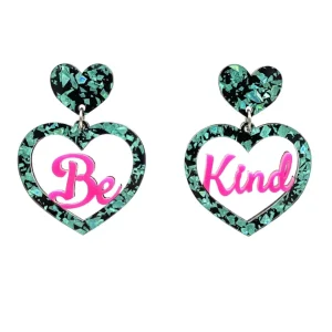 Earrings^Haus Of Dizzy 'Be Kind' Heart Earrings