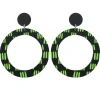 Earrings^Haus Of Dizzy Blak Collection – 'Markings' Hoop Earrings