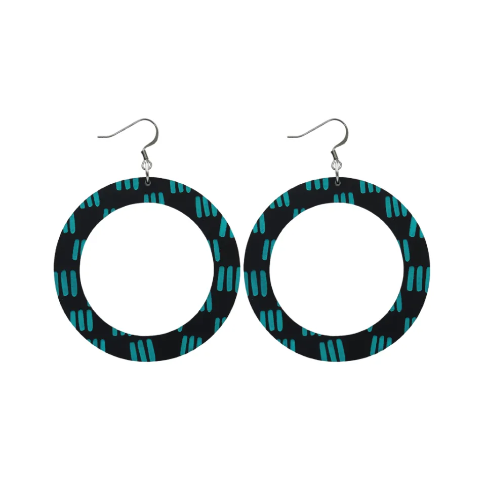 haus_of_dizzy_blak_collec_10-3.webp Earrings^Haus Of Dizzy Blak Collection – 'Markings' Hoop Earrings