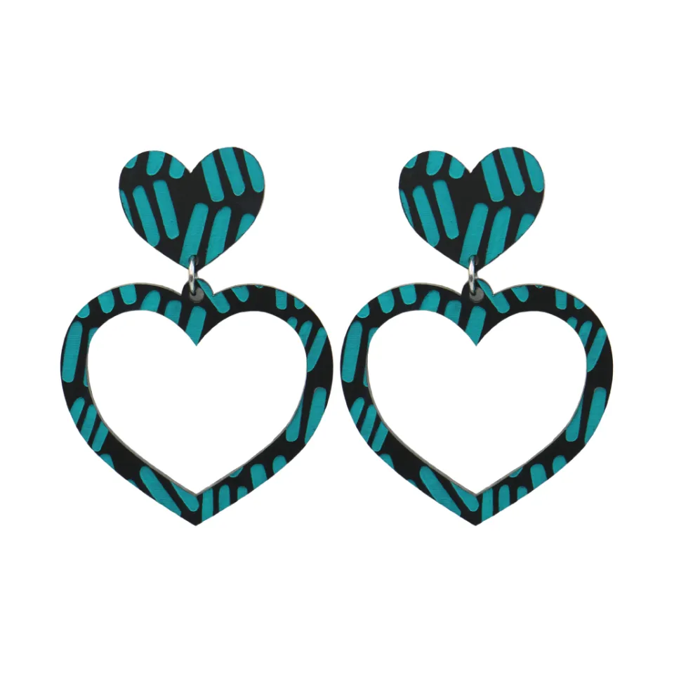 haus_of_dizzy_blak_collec_12-2.webp Earrings^Haus Of Dizzy Blak Collection – 'Markings' Heart Hoop Earrings