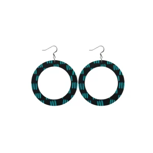 Earrings^Haus Of Dizzy Blak Collection – 'Markings' Hoop Earrings