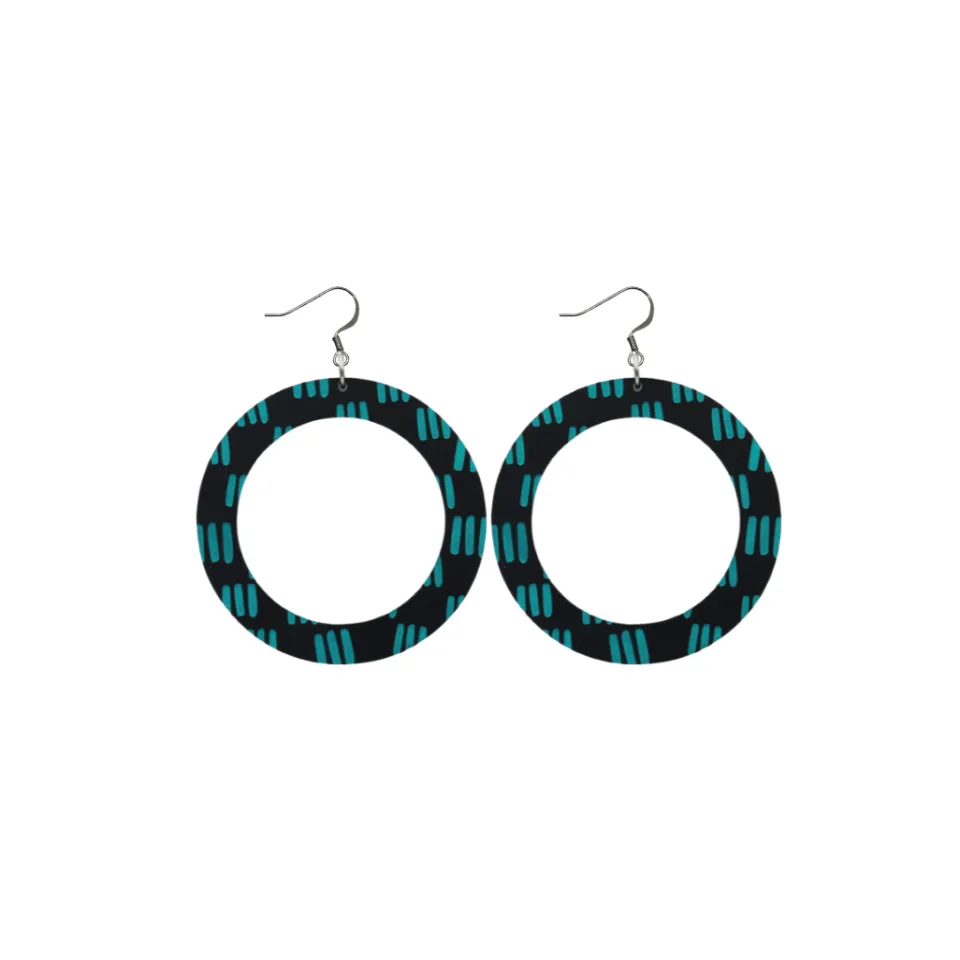 haus_of_dizzy_blak_collec_12-3.webp Earrings^Haus Of Dizzy Blak Collection – 'Markings' Hoop Earrings