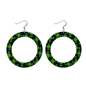 Earrings^Haus Of Dizzy Blak Collection - 'Meeting Place' Hoop Earrings