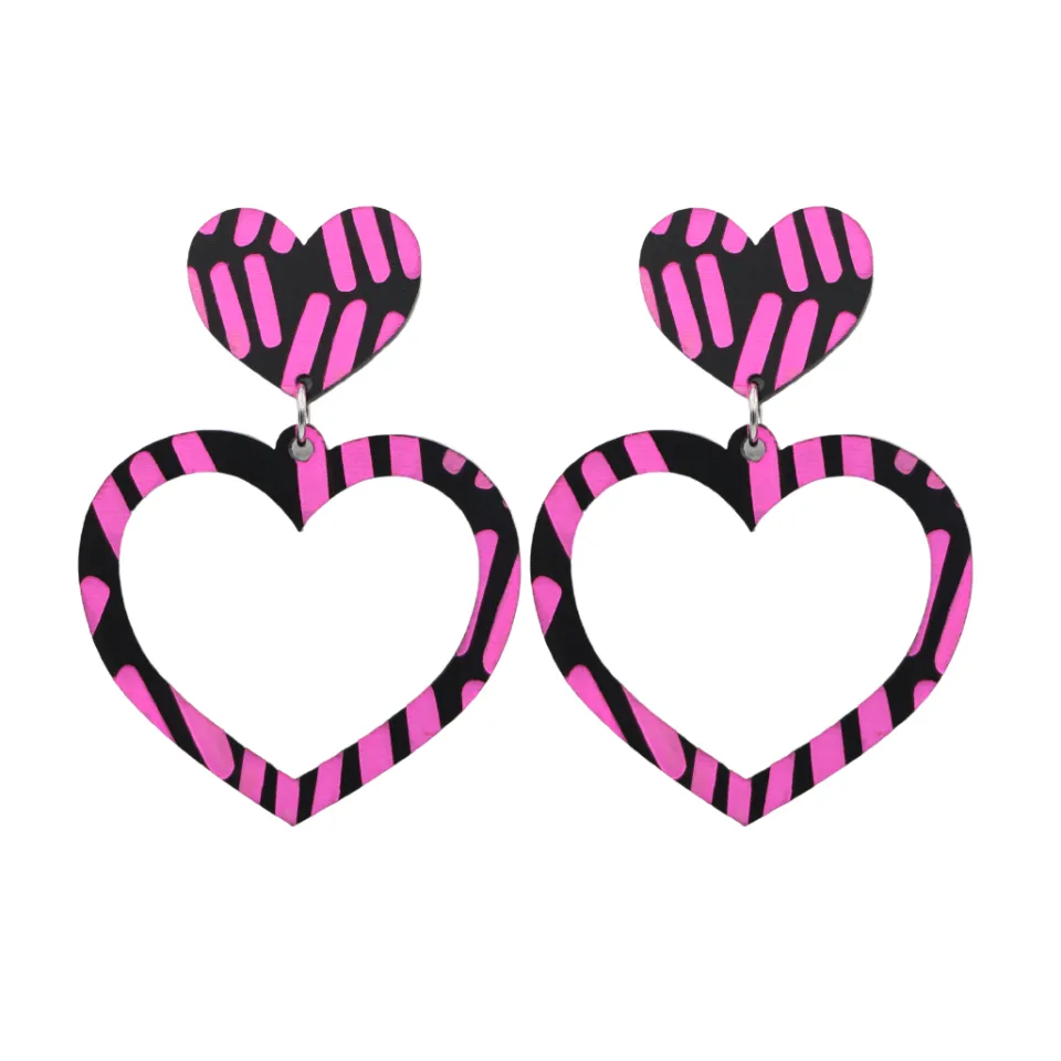 haus_of_dizzy_blak_collec_15-2.webp Earrings^Haus Of Dizzy Blak Collection – 'Markings' Heart Hoop Earrings