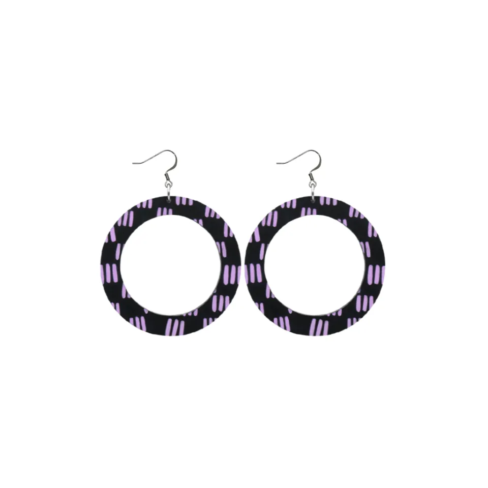 haus_of_dizzy_blak_collec_16-3.webp Earrings^Haus Of Dizzy Blak Collection – 'Markings' Hoop Earrings