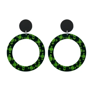 Earrings^Haus Of Dizzy Blak Collection - 'Meeting Place' Hoop Earrings