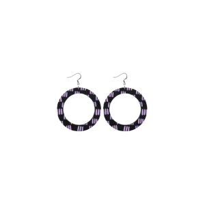 Earrings^Haus Of Dizzy Blak Collection – 'Markings' Hoop Earrings
