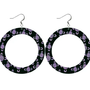 Earrings^Haus Of Dizzy Blak Collection - 'Meeting Place' Hoop Earrings
