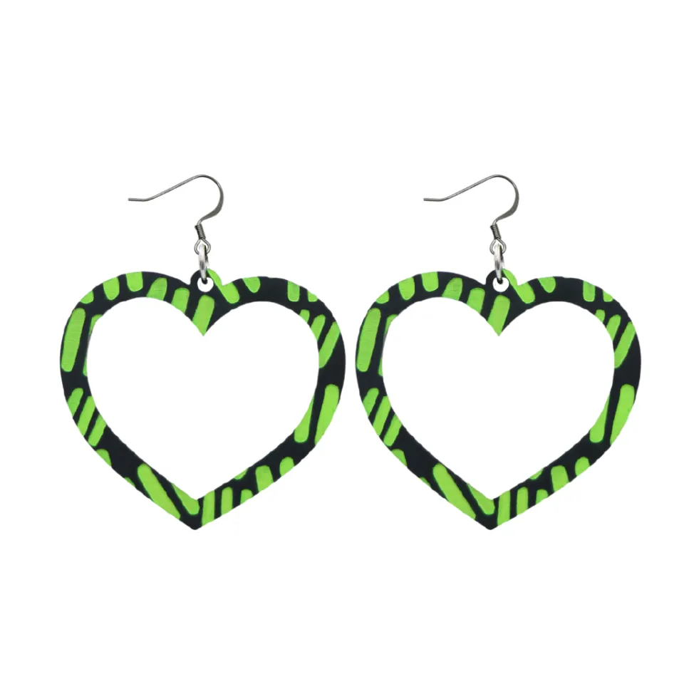 haus_of_dizzy_blak_collec_20-2.webp Earrings^Haus Of Dizzy Blak Collection – 'Markings' Heart Hoop Earrings