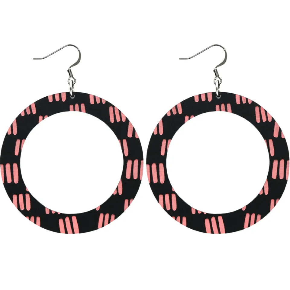 haus_of_dizzy_blak_collec_20-3.webp Earrings^Haus Of Dizzy Blak Collection – 'Markings' Hoop Earrings