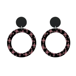 Earrings^Haus Of Dizzy Blak Collection - 'Meeting Place' Hoop Earrings