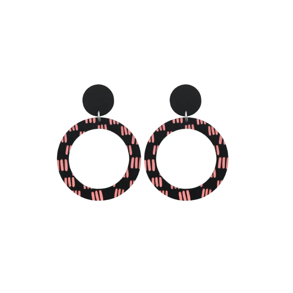haus_of_dizzy_blak_collec_23-2.webp Earrings^Haus Of Dizzy Blak Collection – 'Markings' Hoop Earrings