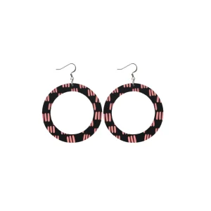 Earrings^Haus Of Dizzy Blak Collection – 'Markings' Hoop Earrings