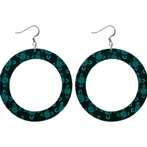 Earrings^Haus Of Dizzy Blak Collection - 'Meeting Place' Hoop Earrings