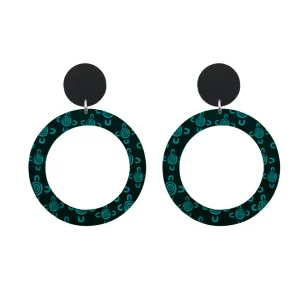 Earrings^Haus Of Dizzy Blak Collection - 'Meeting Place' Hoop Earrings