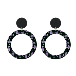 Earrings^Haus Of Dizzy Blak Collection - 'Meeting Place' Hoop Earrings