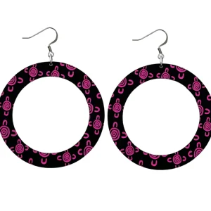 Earrings^Haus Of Dizzy Blak Collection - 'Meeting Place' Hoop Earrings