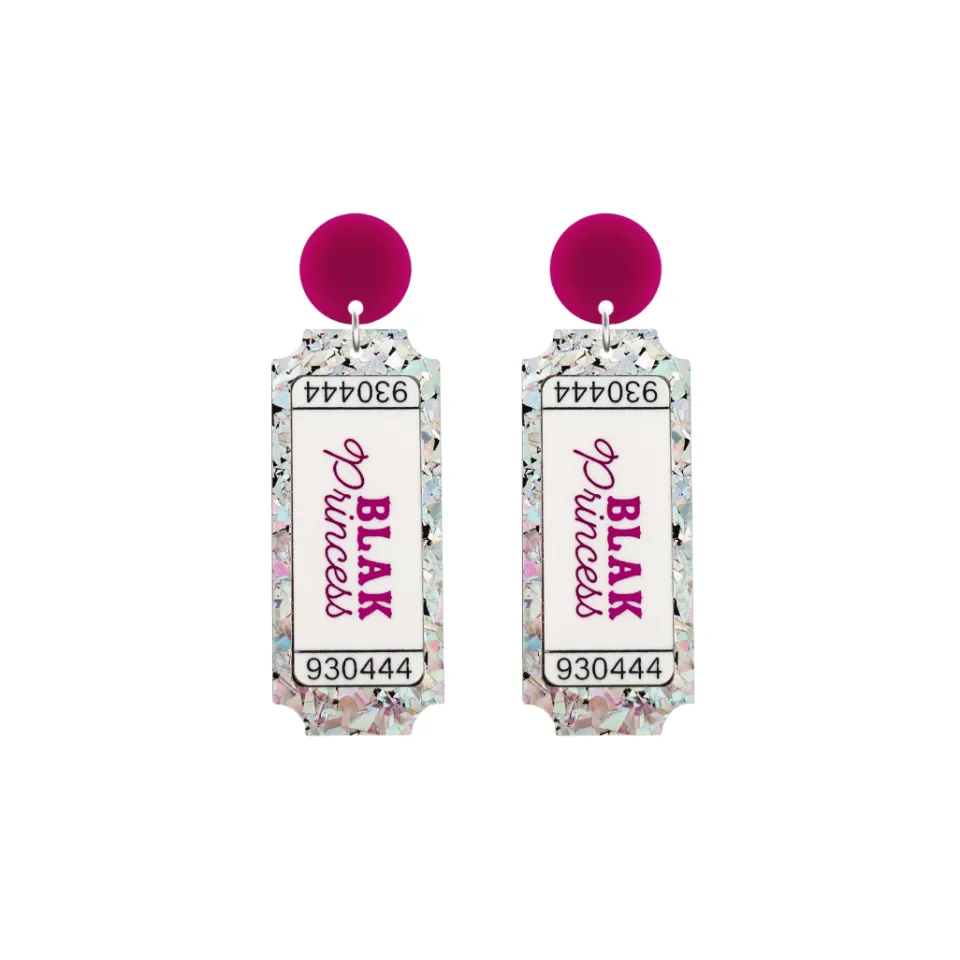 haus_of_dizzy_blak_prince_3-1.webp Earrings^Haus Of Dizzy 'Blak Princess' Ticket Earrings