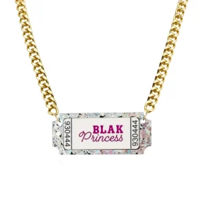 Necklaces^Haus Of Dizzy 'Blak Princess' Ticket Necklace