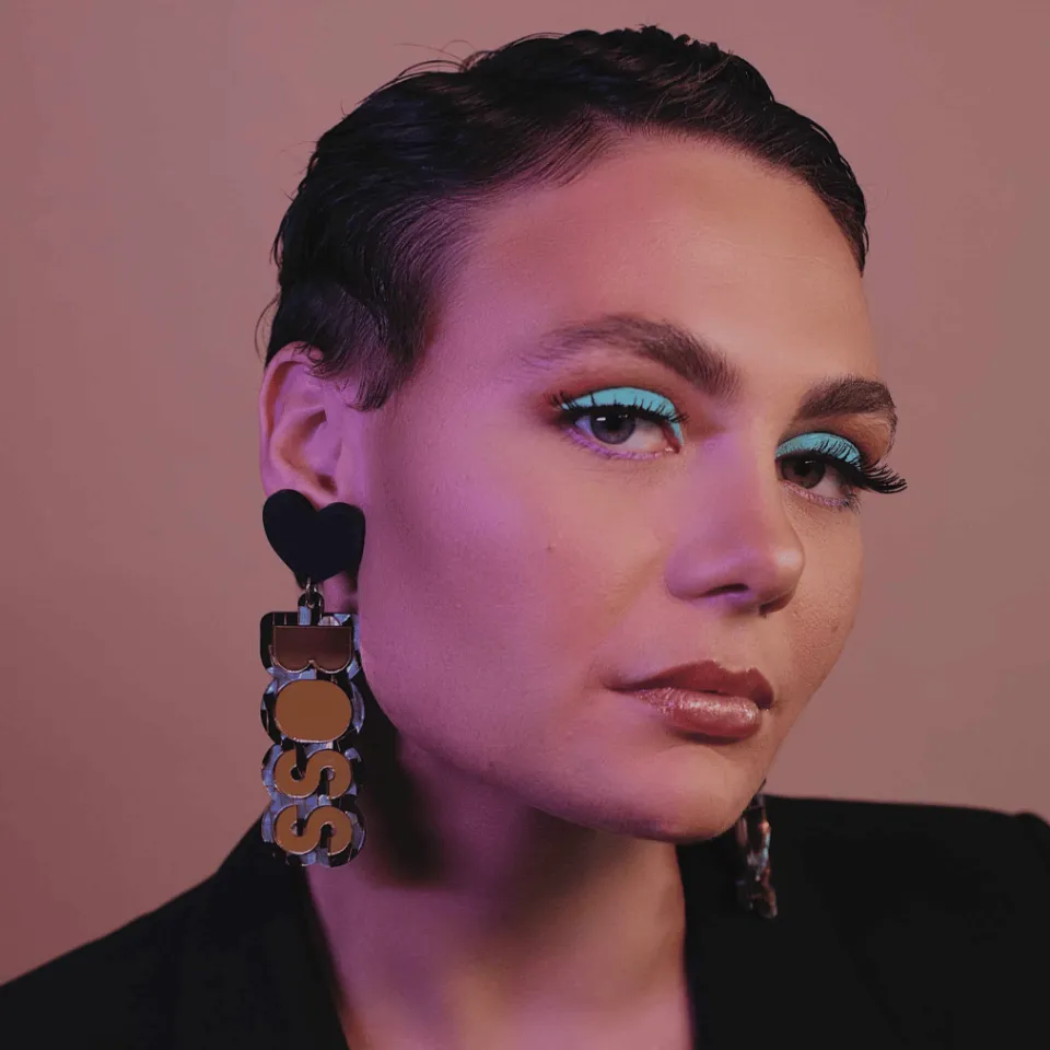 haus_of_dizzy_boss_lady_s_2.webp Stacked Earrings | Earrings^Haus Of Dizzy 'Boss Lady' Stacked Earrings
