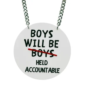Necklaces^Haus Of Dizzy 'Boys Will Be Held Accountable' Necklace