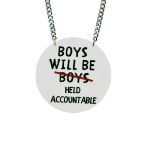 Necklaces^Haus Of Dizzy 'Boys Will Be Held Accountable' Necklace