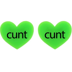 Earrings^Haus Of Dizzy 'brat summer' Heart Stud Earrings
