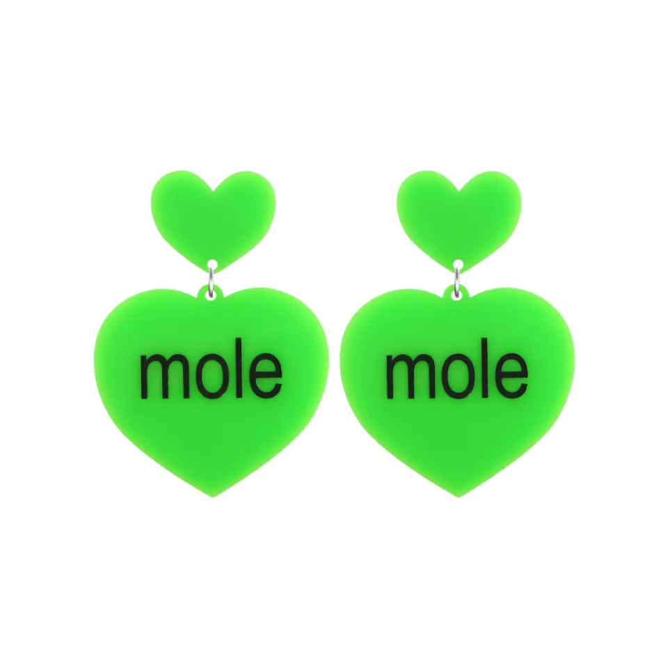 haus_of_dizzy_brat_summer_14.webp Earrings^Haus Of Dizzy 'brat summer' Heart Earrings