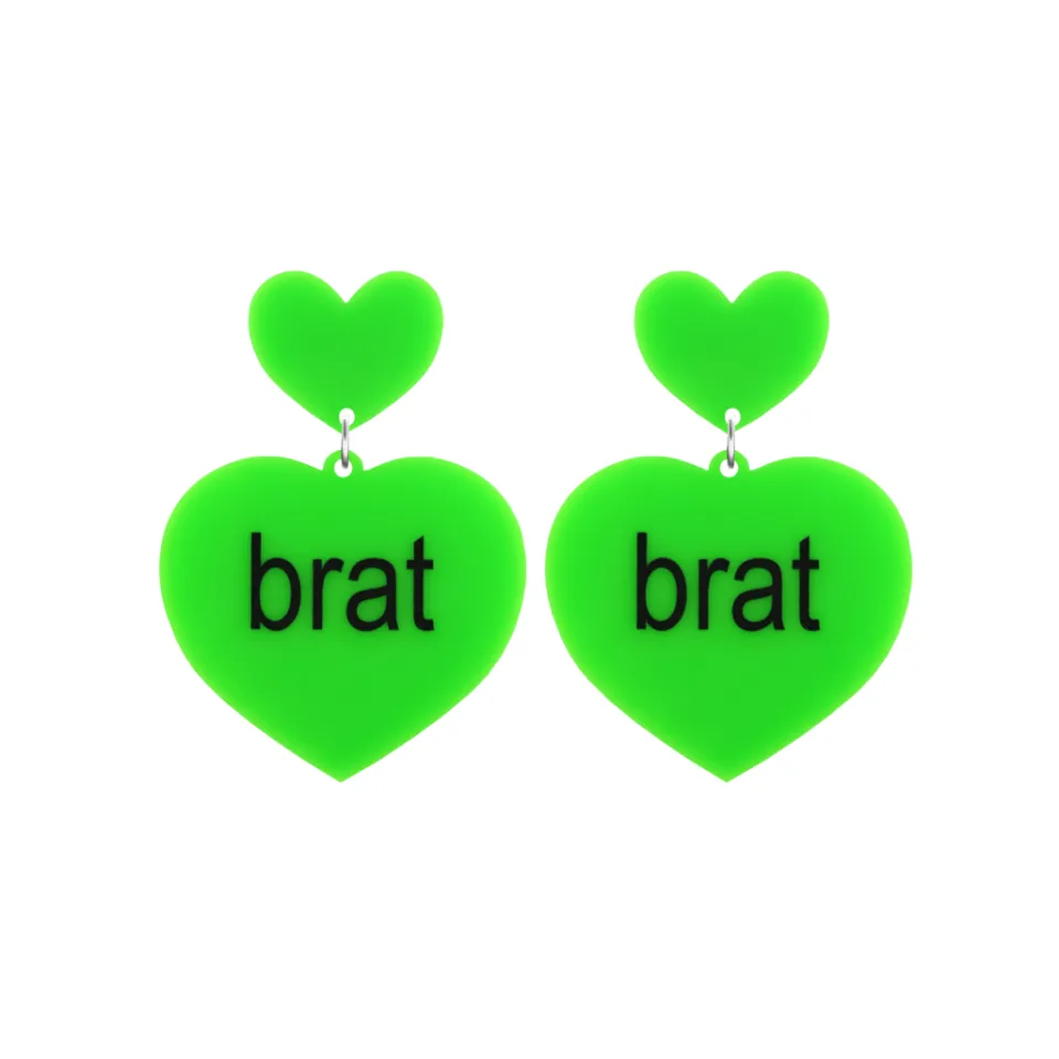 haus_of_dizzy_brat_summer_2-1.webp Earrings^Haus Of Dizzy 'brat summer' Heart Earrings