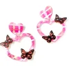 Earrings^Haus Of Dizzy Butterfly Plaid Heart Earrings ?