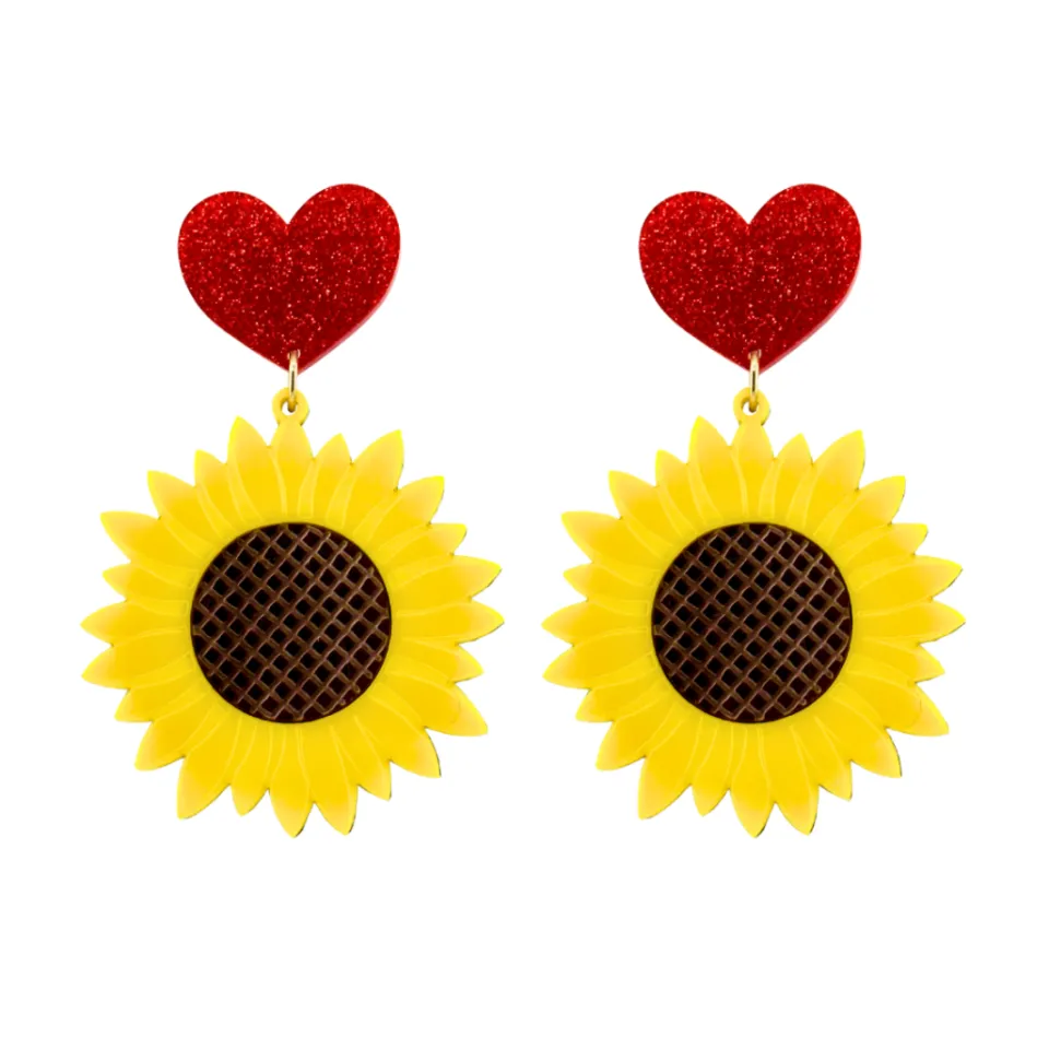 haus_of_dizzy_carmen_sunf_0.webp Earrings^Haus Of Dizzy 'Carmen' Sunflower Earrings