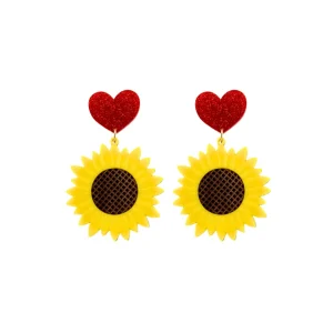 Earrings^Haus Of Dizzy 'Carmen' Sunflower Earrings