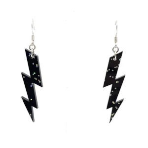 Earrings^Haus Of Dizzy Chunky Glitter Bolt Earrings