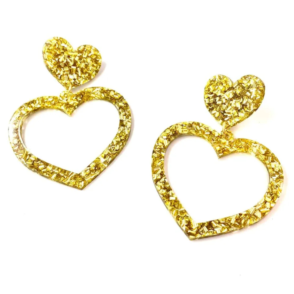 haus_of_dizzy_chunky_glit_1-1.webp Barbie Hearts | Earrings^Haus Of Dizzy Chunky Glitter Barbie Heart Earrings