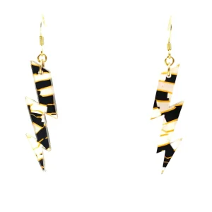 Earrings^Haus Of Dizzy Chunky Glitter Bolt Earrings