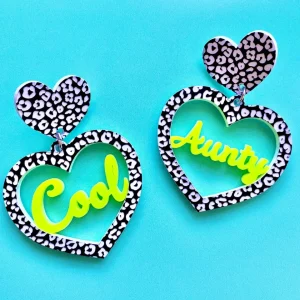Earrings^Haus Of Dizzy 'Cool Aunty' Heart Earrings