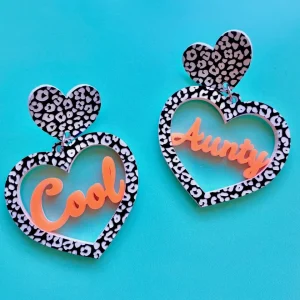 Earrings^Haus Of Dizzy 'Cool Aunty' Heart Earrings